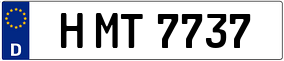 Truck License Plate